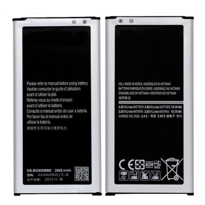 China Mobile Phone Cell Phone Battery Li-polymer For Samsung Series Battery For Samsung S5 2800mah EB-BG900BBE For Samsung I9600 for sale