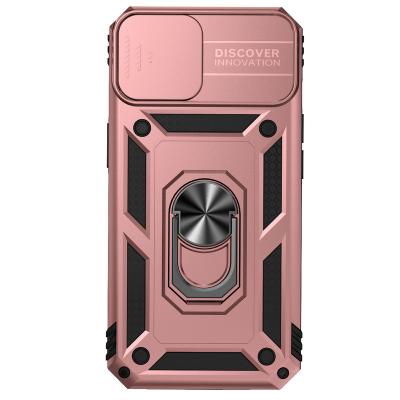 China Wholesale Shockproof Metal Ring Camera Protective Mobile Phone Case For iPhone 11 12 13 14 Pro Max for sale