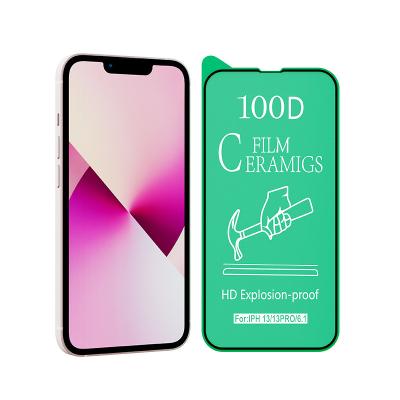 China 99% Clear 100D Clear And Ceramic Matte Phone Ceramic Tempered Glass Flim Screen Protector For iPhone 6 7 8 11 12 13 14 Pro Max for sale