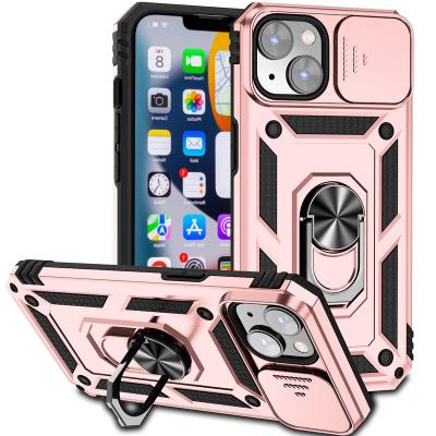 China Shockproof Shockproof Ring Holder PC TPU Case Mobile Phone Accessories Phone Shell for iPhone 13 mini pro max for i phone iphone 13 for sale