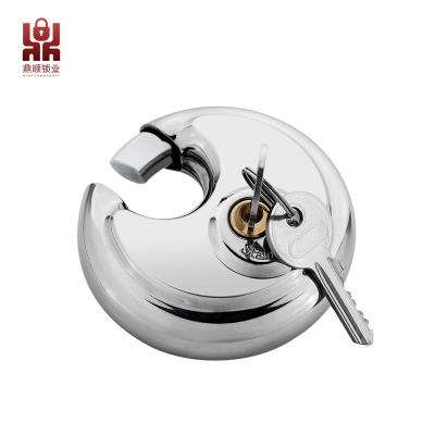 China Waterproof waterproof  201  Stainless Steel Disc Padlock 70MM Outdoor use  Factory direct supply for sale