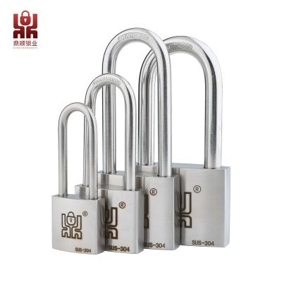 China Outdoor Environment Factory direct supply 304Stainless steel padlock 50mm Outdoor dedicated Waterproof padlock for sale