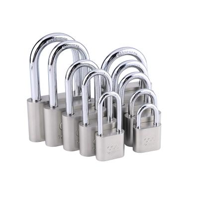 China Durable Factory direct supply nickel plating High security  30mm rounded corners Vane Key Iron Padlock for sale