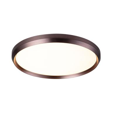 China Nordic Luxury Modern Round Flat Aluminum Ceiling Lamp Outdoor Mounted Large LED Ceiling Light Living Room Bedroom Ceiling Lamp for sale