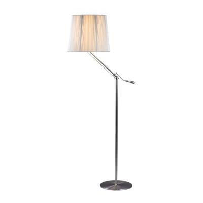 China Nordic Modern AVENANT Living Room Bedroom LED Certificate ETL Floor Lamp Nordic Fabric Shade Adjustable E27 Bulb Floor Light Stand Lamp for sale