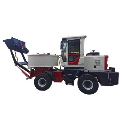 China Building Material Shop Mini All Terrain Flat Self High Load Productivity Concrete Truck Mixer Price for sale