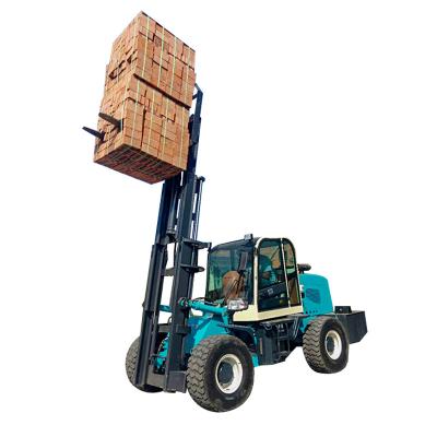 China Hot Selling High Quality Rough Terrain Forklift Building Material Stores Off Road Forklift Driving 3.5 Ton Off Road Forklift for sale