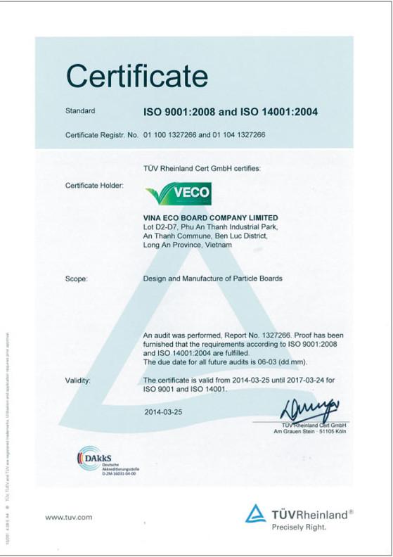 ISO 9001 - GuangZhou Meloni Housing Ltd