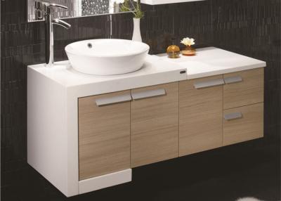 China Custom Bathroom Vanities For Small Bathrooms , Yellow Free Standing Bathroom Vanity Units for sale