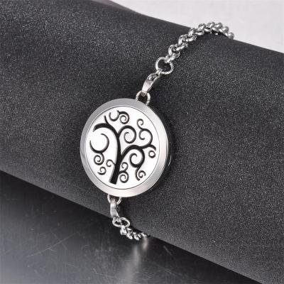 China Wholesale cute stell oil diffuser bracelet jewelry custom stainless bracelet aromatherapy bracelet for sale