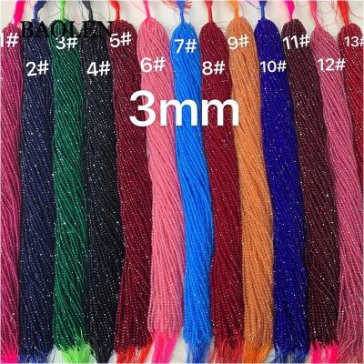 China Crystal China Cheap Ruby ab faceted Rondelle cutting beads, wholesale crystal miyiki beads from Liwan Square Xijiao Buildding Market for sale