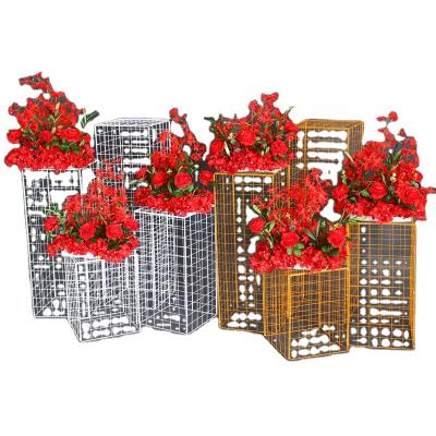 China Wholesale Brithday /WeedingParty Decor Mesh Flower Stand Balloon Holder Wedding Decoration Metal Balloon Stand/Gifts Factory Metal for sale