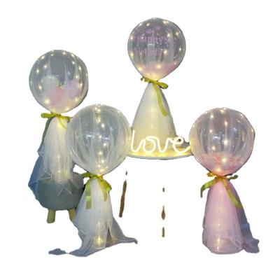 China Brithday /WeedingParty Decor/Gifts Balloon Poles With LED Lights Easy To Install Balloon Poles Wedding Party Decoration Balloons Stand Stick Decoration for sale