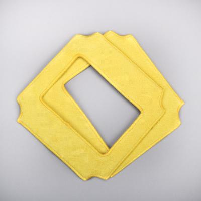 China Viable Yellow Replacement Microfiber Wraparound Cleaning Pad For Automatic Window Cleaning Robot for sale