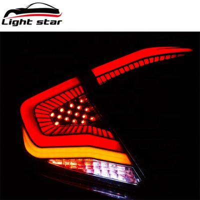 China High Quality PC+ABS Starry Sky Tail Light Assembly Led Tail Lamps For Honda Civic Hatchback 2017-20 for sale