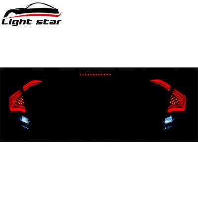 China Factory Price Sale PC+ABS Starry Sky Tail Light Assembly Led Taillights For Honda Civic Hatchback 2017-20 for sale