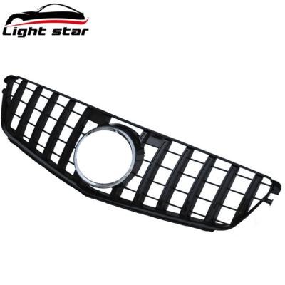 China Hot Selling Plastic Car Front Grill For Mercedes Benz Air Intake C-Class C300C200C350C180C250 Grill Modified GT 08-14 for sale