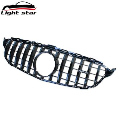 China Hot Selling Plastic Car Front Grill For Mercedes Benz W205 C Class Modified C63 AMG GT for sale