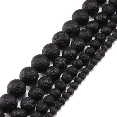 China China Wholesale High Quality Natural Bracelets Beaded Manufacture Feng Shui Healing Stones Charm Lava Crystal Beads Strand For Jewelry for sale