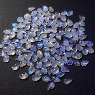 China Wholesale Natural Crystal Tear Drop Shape Moonstone Drop China Gemstone Pendant Necklace For Gift for sale