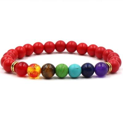 China China Chakra Bracelet Crystal Bracelet Beads Natural Healing Crystal Bracelets for sale