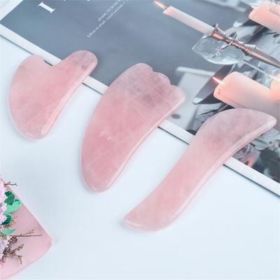 China Eco-friendly Rose Quartz Rose Quartz Roller Jade Amethyst Rose Quartz Face Roller for sale