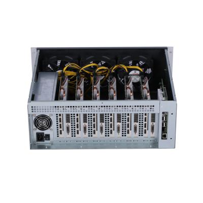 China With High Quality 4U Fan Stainless Steel Chassis Customize Computer Case 8 GPU Computer Server Chassis for sale