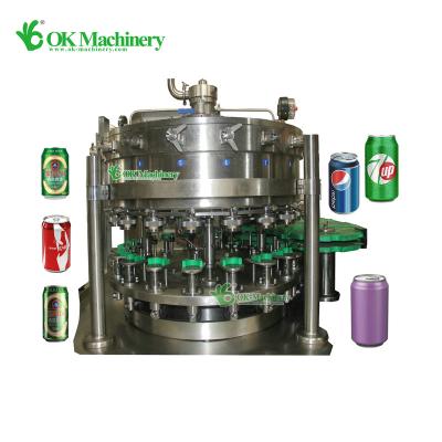 China food beer filler seamer beer can filling machine for sale