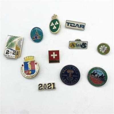 China Europe No Min Military Hard Enamel Custom Lapel Pin For Suit Men for sale