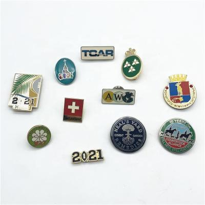 China Custom Cute Europe Metal Hard Enamel Pin Badges With Logo for sale