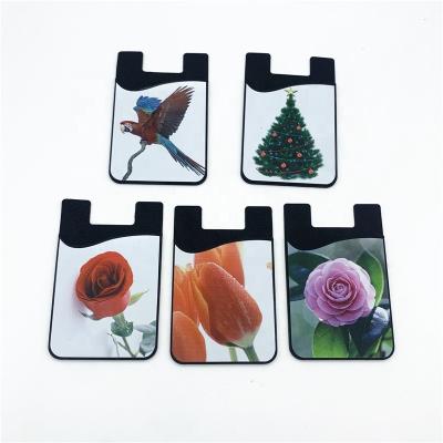 China Fashion Design Your Own Logo Smart Wallet Card Holder Mobile Phone Wallet Sticker for sale