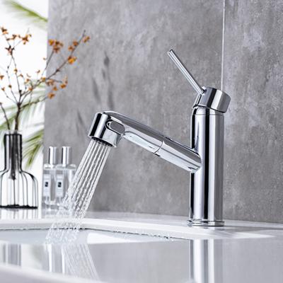 China Sense Faucets Newest Top Tier Brass Water Taps Basin Body Faucets Mixer Taps, Modern Simple Handle Shower Room Bathroom Faucet for sale