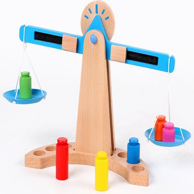 China Wooden Ladder Smart Kids Balance Toy Digital Game Puzzle Learning Manual for sale