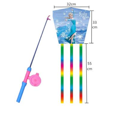 China Plastic Kite With Line Kids Flying Toy Kite Handle Outdoor Toy for sale