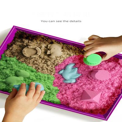 China New Plastic Archaeological Excavation Pretend Play Toy For Children Simulation DIY Dinosaur Clay Space Sand Dredging DIY Assembly Toy for sale