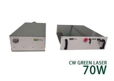 Κίνα Laser 70W υψηλής ισχύος CW Laser Single Mode Nanosecond Green Fiber Laser προς πώληση