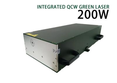 China Integrated Design 200W QCW Green Fiber Laser for High Precision Processing for sale