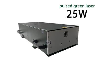 China 25 W grüner Nanosekunden-Faserlaser gepulster Monomode-Faserlaser zu verkaufen