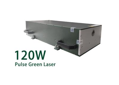 China 120W Single Pulsed Nanosecond Green Fiber Laser for Engraving Cutting Marking for sale