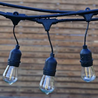 China Outdoor String Lights S14led Festoon Garden Holiday Light Patio Pathway Outdoor Christmas Outdoor Lights Guirnaldas de Luces Para for sale