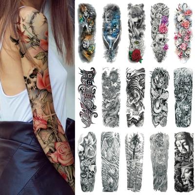 China Temporary Tattoo Stickers Large Temporary Waterproof Arm Tattoo Flash Tattoo Sleeves For Men And Women for sale