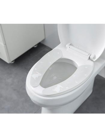 China Cute new toilet seat financial exercise children's toilet seats winter protection toilet seat cushion waterproof home toilet sticker ring for sale