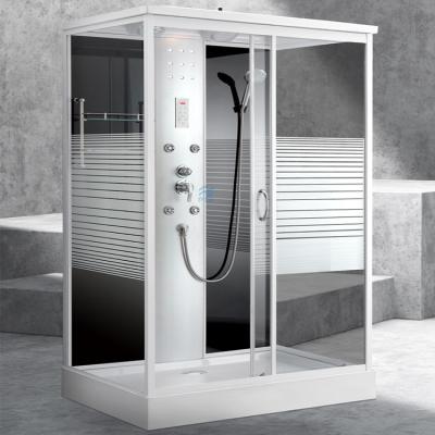 China 2022 New High Safety Hot Tray 90x90 Touch Screen Control Panel Shower Enclosure Cubicle for sale