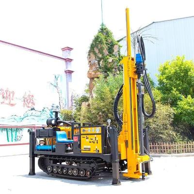 China Full Hydraulic Pneumatic Crawler Core Drilling Rig Crawler Drilling Rig Machine With Air Compressor for sale