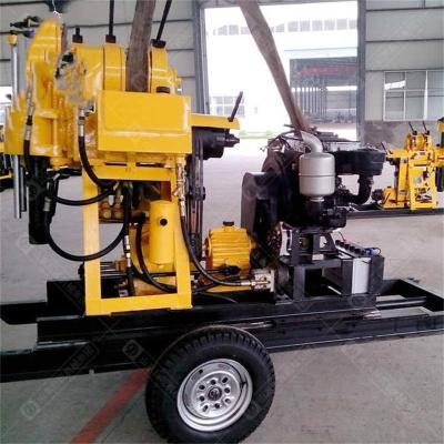 China Wheels Trailer Soil Sampling Exploration Drilling Rig For Geophysical Prospecting for sale