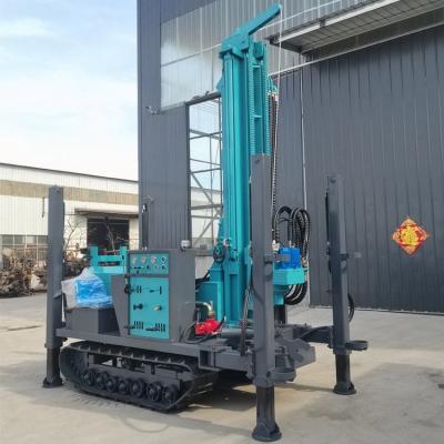 China Crawler Water Well Drill Rig Hydraulic Rotary Bore Hole Portable Diesel Water Well Drilling Rig Machine for sale