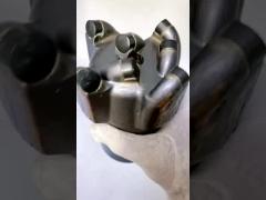 Flat bottomed coreless drill bit