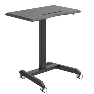 China / Black Monitor Riser Sit Stand Desk Affordable Desktop Mount Rack Workstation Sit To Stand Desktop for sale