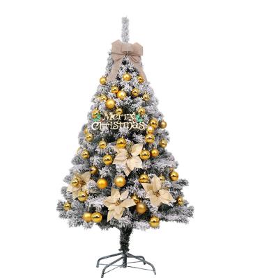 China Christmas Decor Manufacturer Supply 150cm PVC Christmas Tree Size Red Blue Custom Christmas Decoration Trees for sale