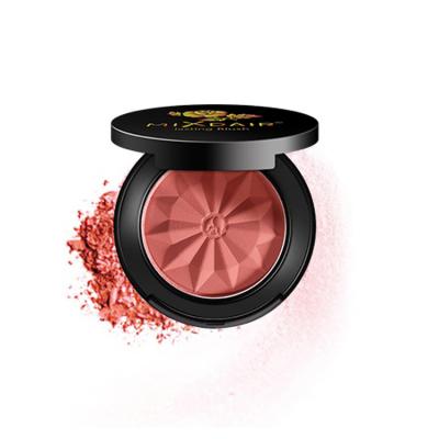 China Waterproof Vegan Custom Makeup Blush Palette Shimmer Matte Blush Single Powder Blusher Private Label Powder Blusher Palette Blush for sale